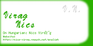 virag nics business card